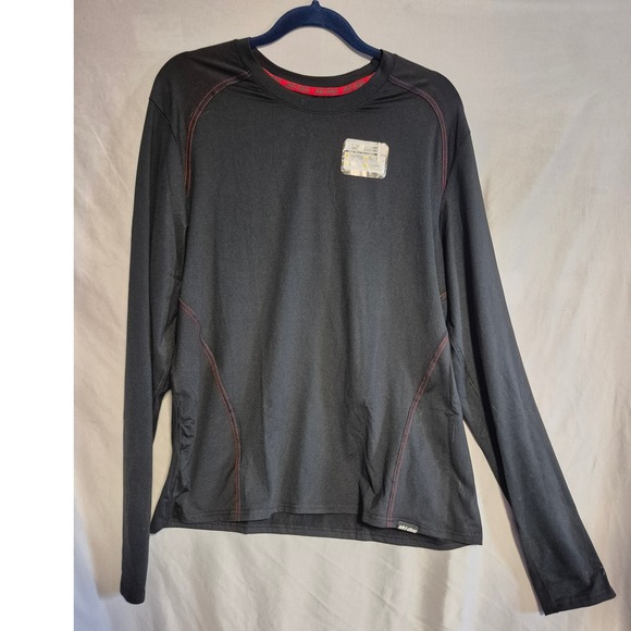 Ski-Doo Performance Mens Long Sleeve T-Shirt, Black, XL, New - Picture 1 of 3